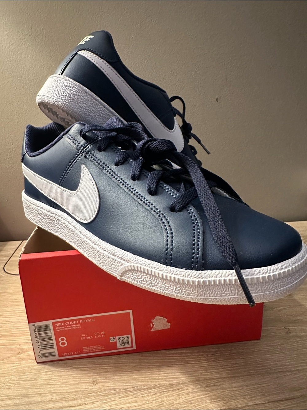 Nike Court Royale Midnight Navy Men’s Size 8